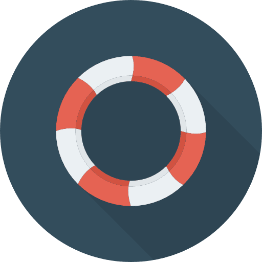Lifebuoy help floating lifebuoy icon