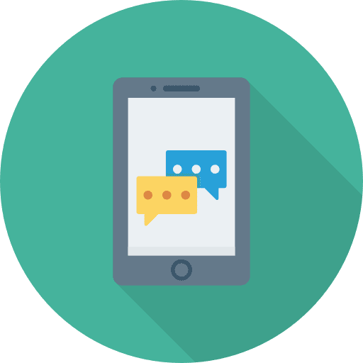 Chat conversation communication speech bubble icon