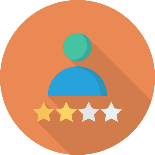Rating seo and web experts signs icon