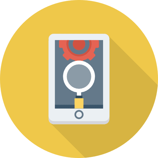 Settings technology electronics cellphone icon