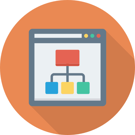 Sitemap web browser seo sem icon