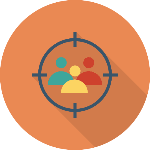 Target shooting aim weapons icon