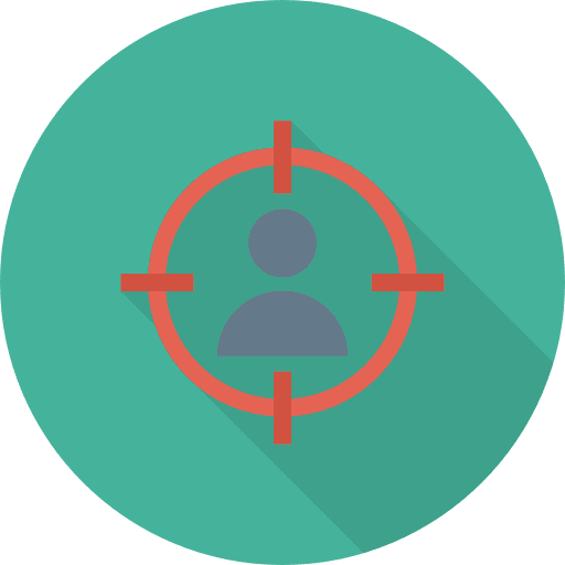 Target shooting sniper user icon