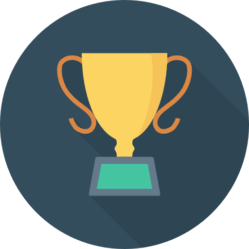 Trophy marketing cup trophy icon