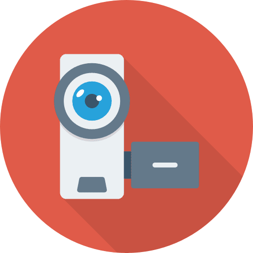 Video camera domestic electronics video icon