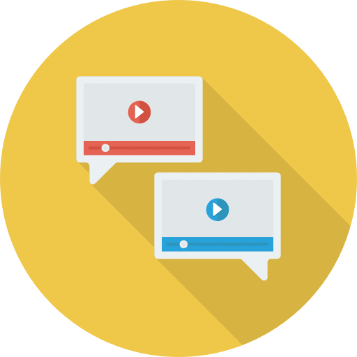 Videocall technology videocall video chat icon