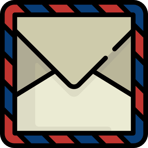 Envelope communications mails interface icon