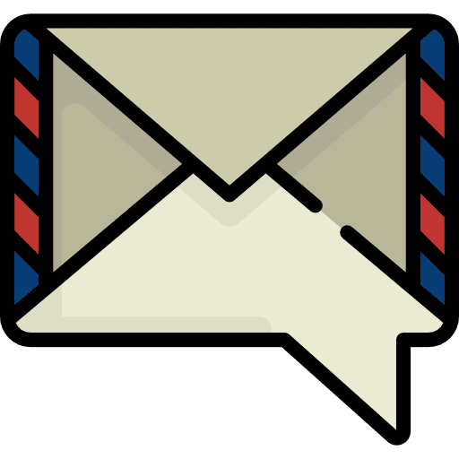 Message interface chat envelopes icon