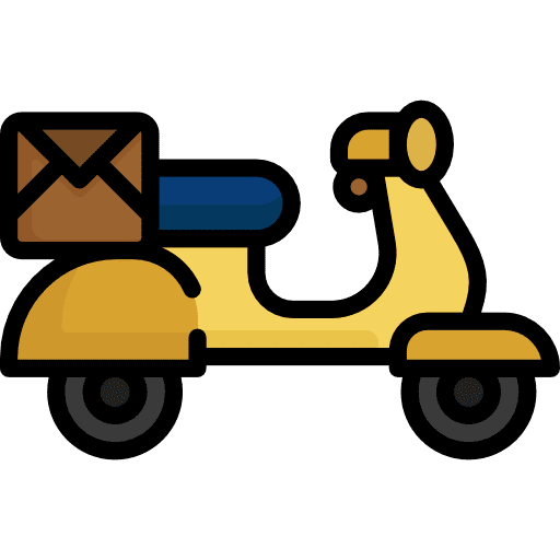 Scooter motorcycle motorbike scooter icon