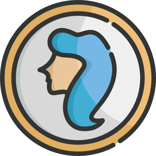 Virgo esoteric zodiac horoscope icon
