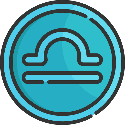 Libra libra horoscope astrology icon