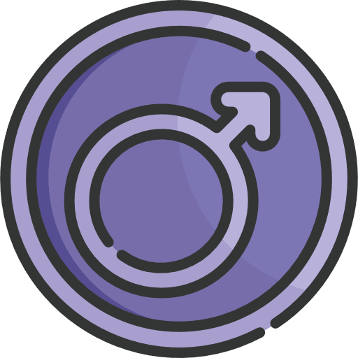 Mars masculine horoscope astrology icon