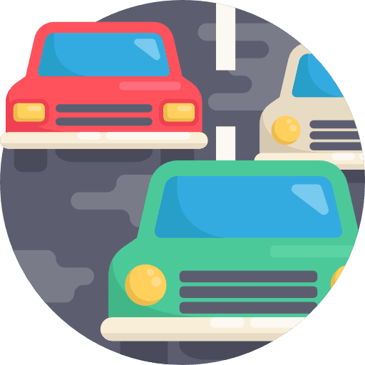 Auto road transport car icon