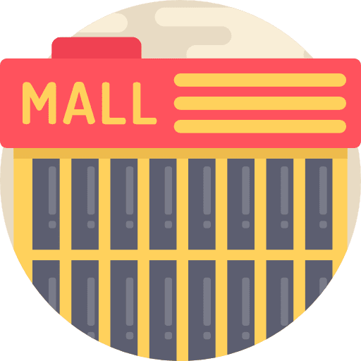 Mall mall shopping mal shopping center icon