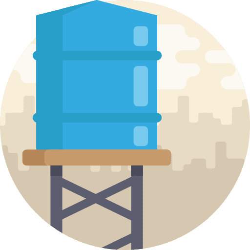 Reservoir firefighting reservoir watering icon