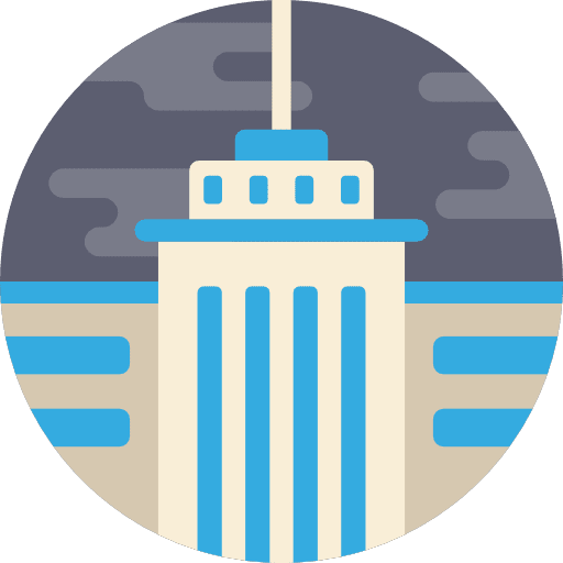 Building urban building skyline icon