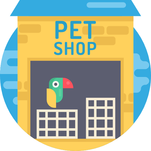 Pet shop pet shop shopper shopping store icon