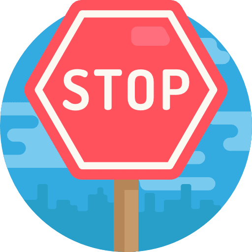 Stop signs traffic sign circulation icon