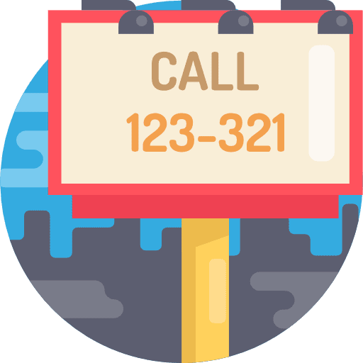 Billboard advertising digital signage signaling icon