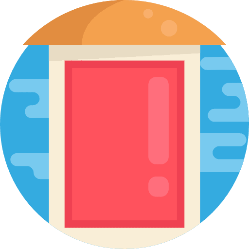 Billboard architecture and city buildings billboard icon