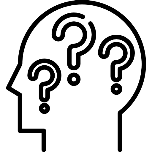 Confusion motivation medicine healthcare and medical icon