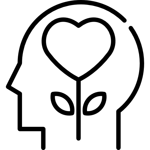 Emotions head mental psychology icon