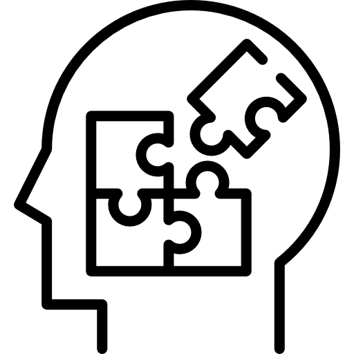 Solution psychology solutions mental icon