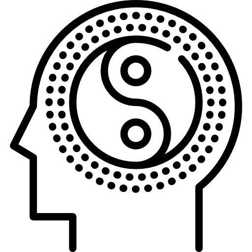 Balance healthcare and medical balance medicine icon