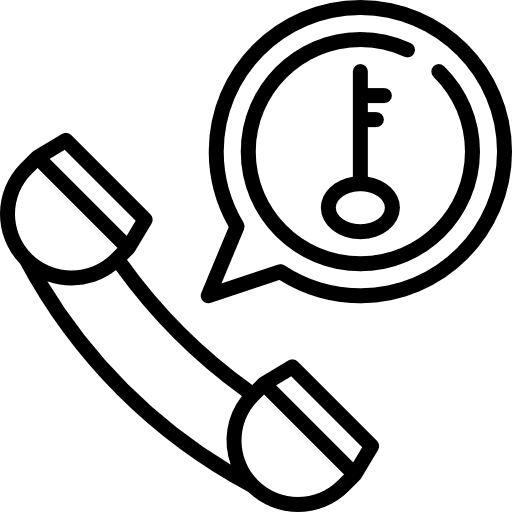 Help information phone call customer service icon