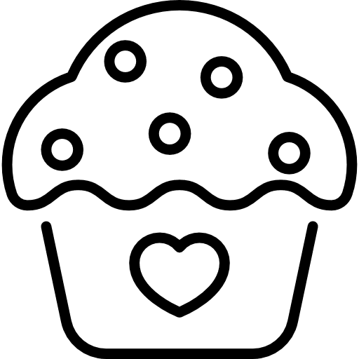 Cupcake cake food sweet icon