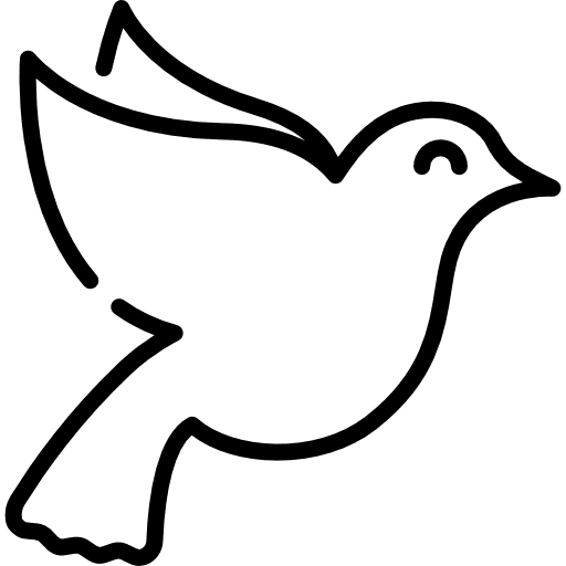 Dove pigeon hope animal icon