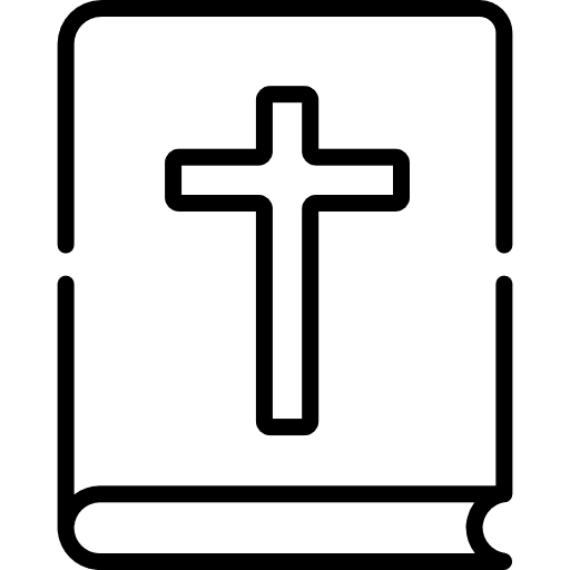 Bible christianity religion education icon