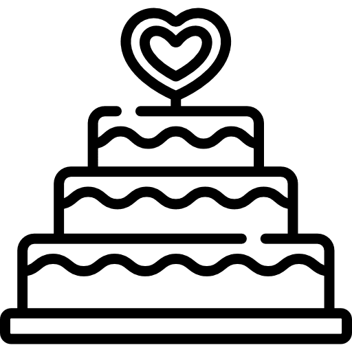 Wedding cake wedding cake valentines day icon