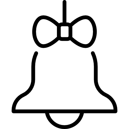 Bell alert bell music and multimedia icon