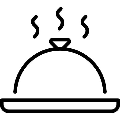 Dish dish tray salver icon