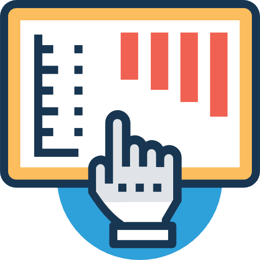 Analytics stats statistics bar chart icon