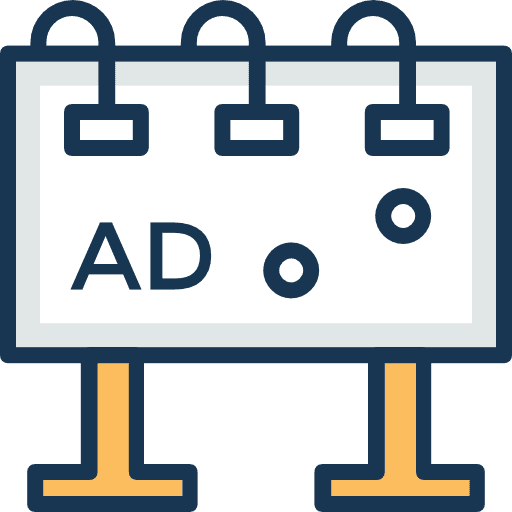 Billboard billboard advertising announcement icon