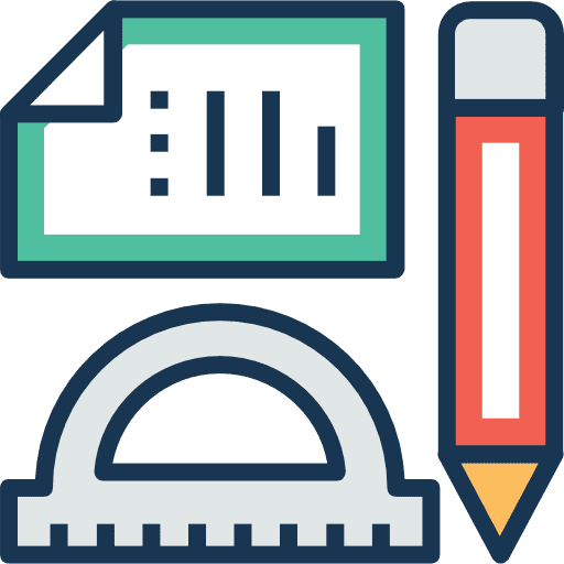 Drafting art and design architecture house design icon