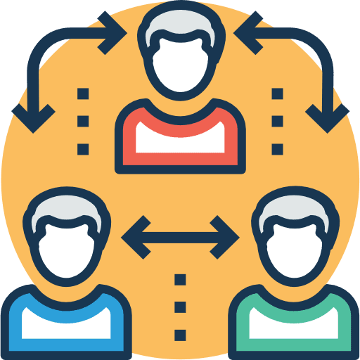 Employee workers team business icon