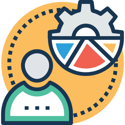 Management seo user seo and web icon