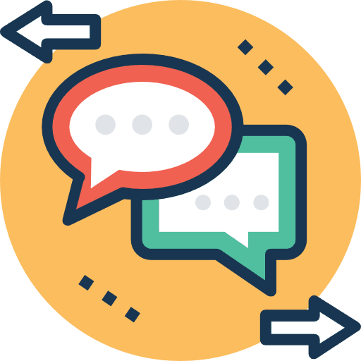 Chat speech bubble chat communication icon