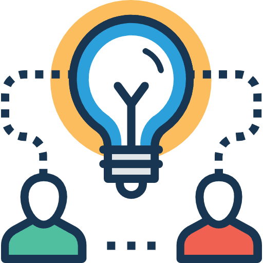 Idea illumination seo and web invention icon