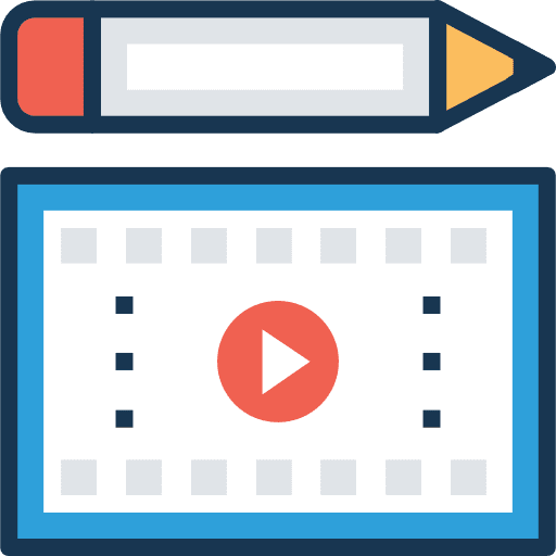 Video player chat education electronics icon