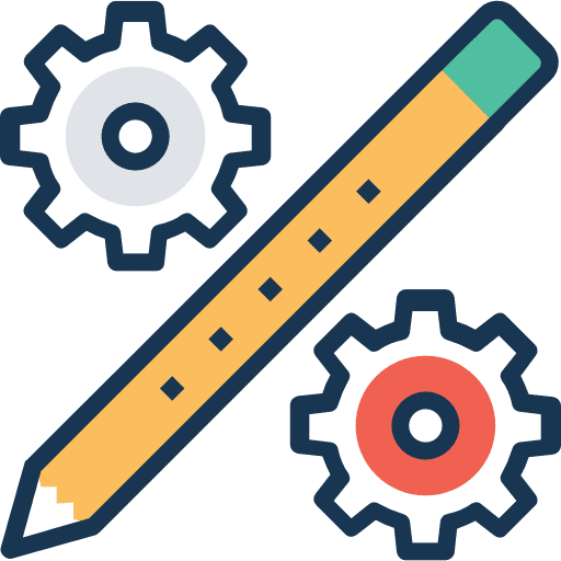 Management management seo and web settings icon