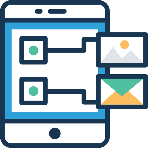 Smartphone iphone communications touch screen icon