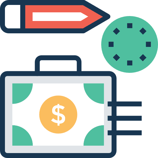 Business briefcase business portfolio icon