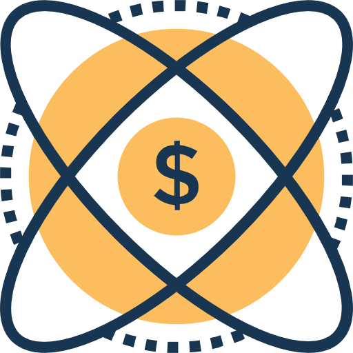 Dollar money coin dollar icon
