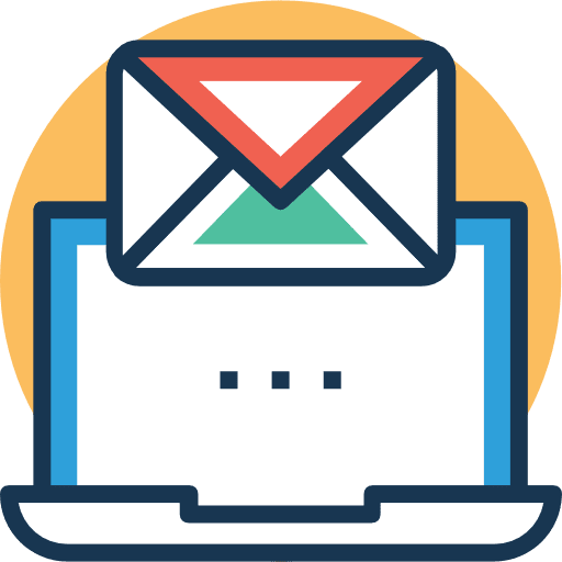 Email communications electronic computing icon