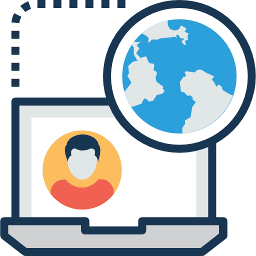 Laptop technology electronics computing icon