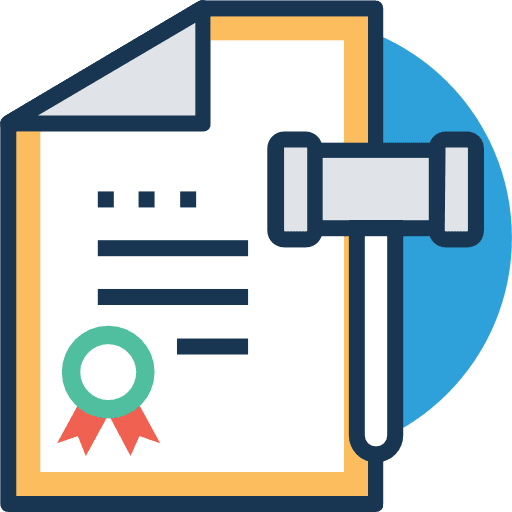 Agreement license contract arragement icon